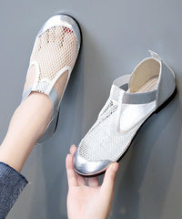 Black Breathable Mesh Hollow Out Best Sandals For Walking