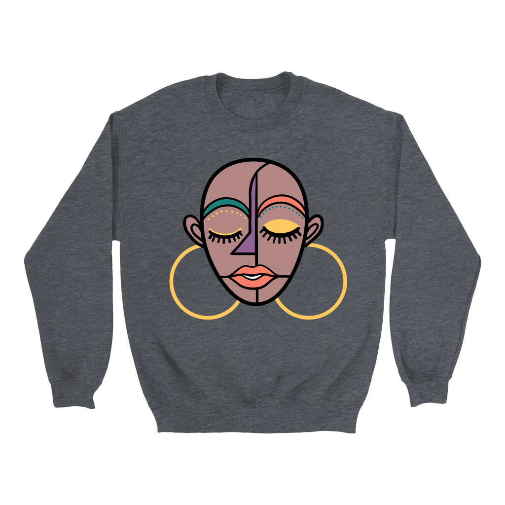 Mocha Sweatshirt - Black + Greys