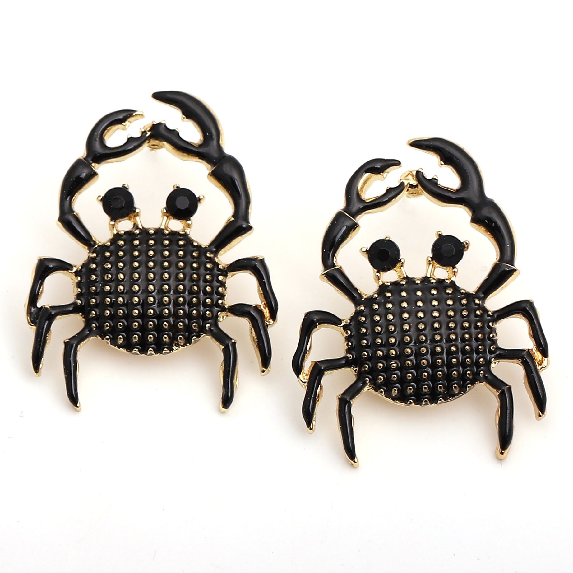 Cute Little Crab Alloy Earrings