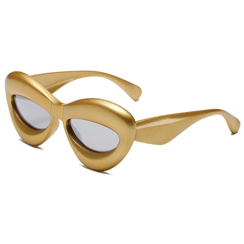 Thick Frame Cat-Eye Sunglasses