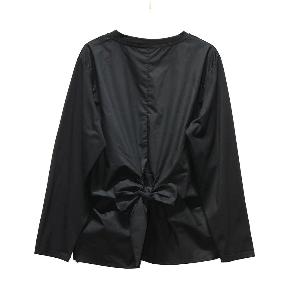 Butterfly Bow Long Sleeve T-Shirt