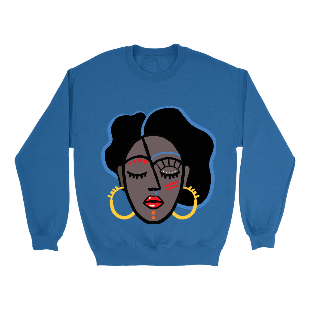 Mocha Afro Red Sweatshirt