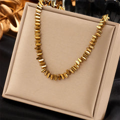 Pre Order:  Beads Strand Gold Plated Necklace