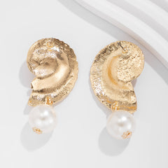 Vintage Pearl Shell Earrings
