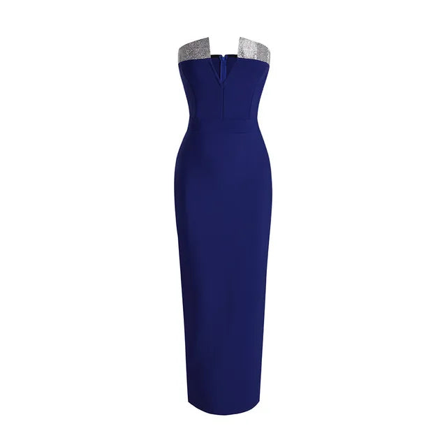 Diamond Navy Tube Dress