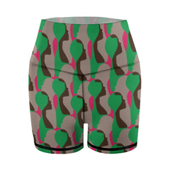 Ubuso Green Yoga Shorts