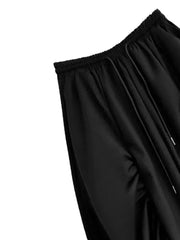 Ruched Drawsting Wide Leg Pants