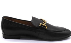 Metal Buckles Sheepskin Loafers