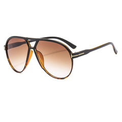 Retro Large Double Beam Pilot Sunglasses