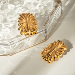 Rectangular Fireworks Shaped Earrings
