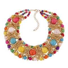 Pre Order:  Bohemian Ethnic Style Hand-Woven Necklace