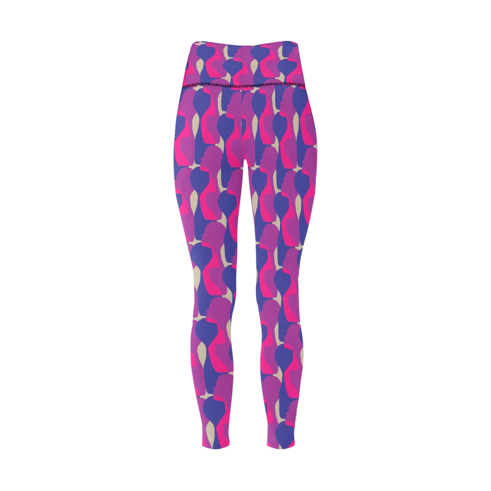 Ubuso Purple High-Waisted Leggings