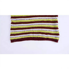 Retro Contrasting Striped Knit Sweater
