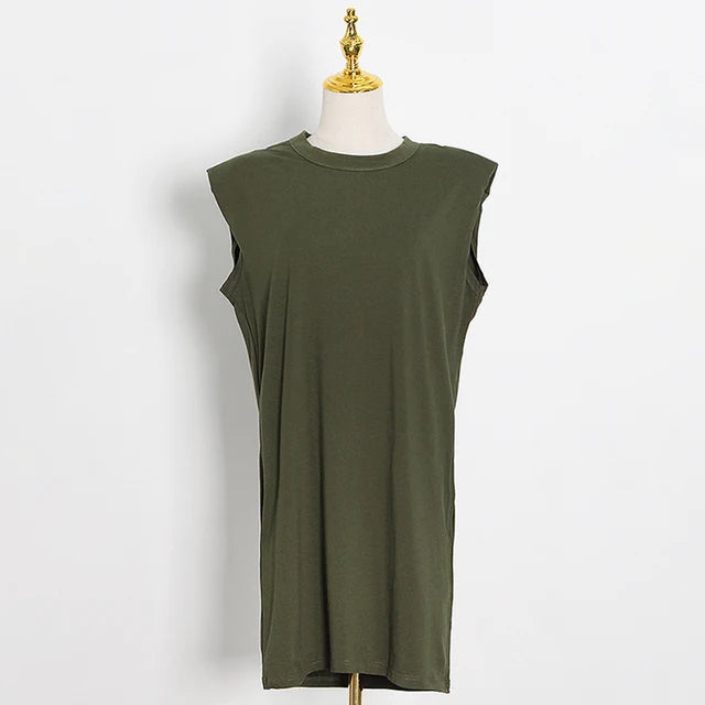 Minimalist Sleeveless Mini Dress