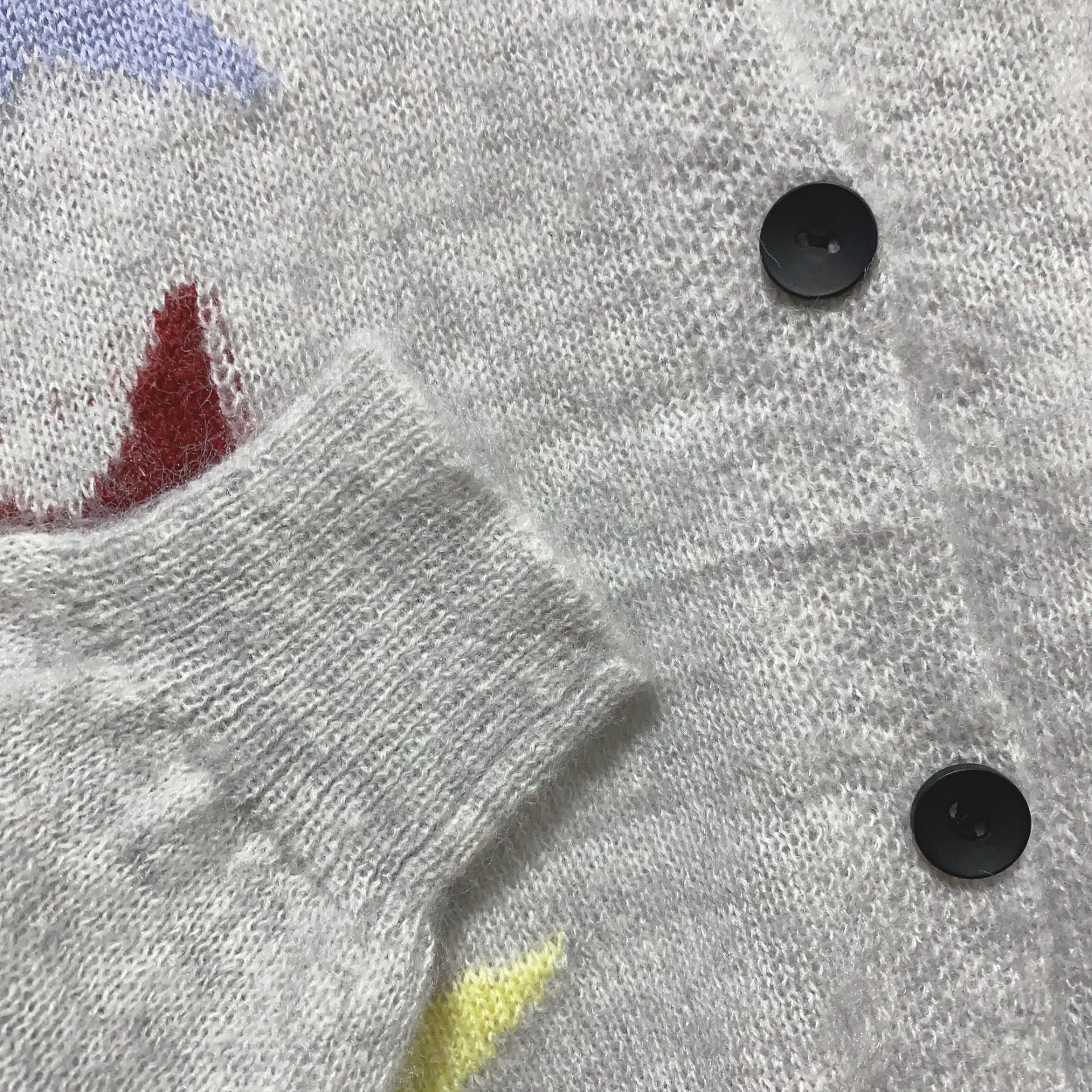 Eight Stars Button Up Knitted Sweater