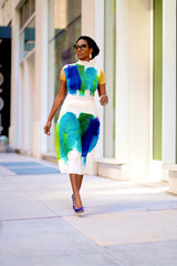 Paintsplat Pleated Set