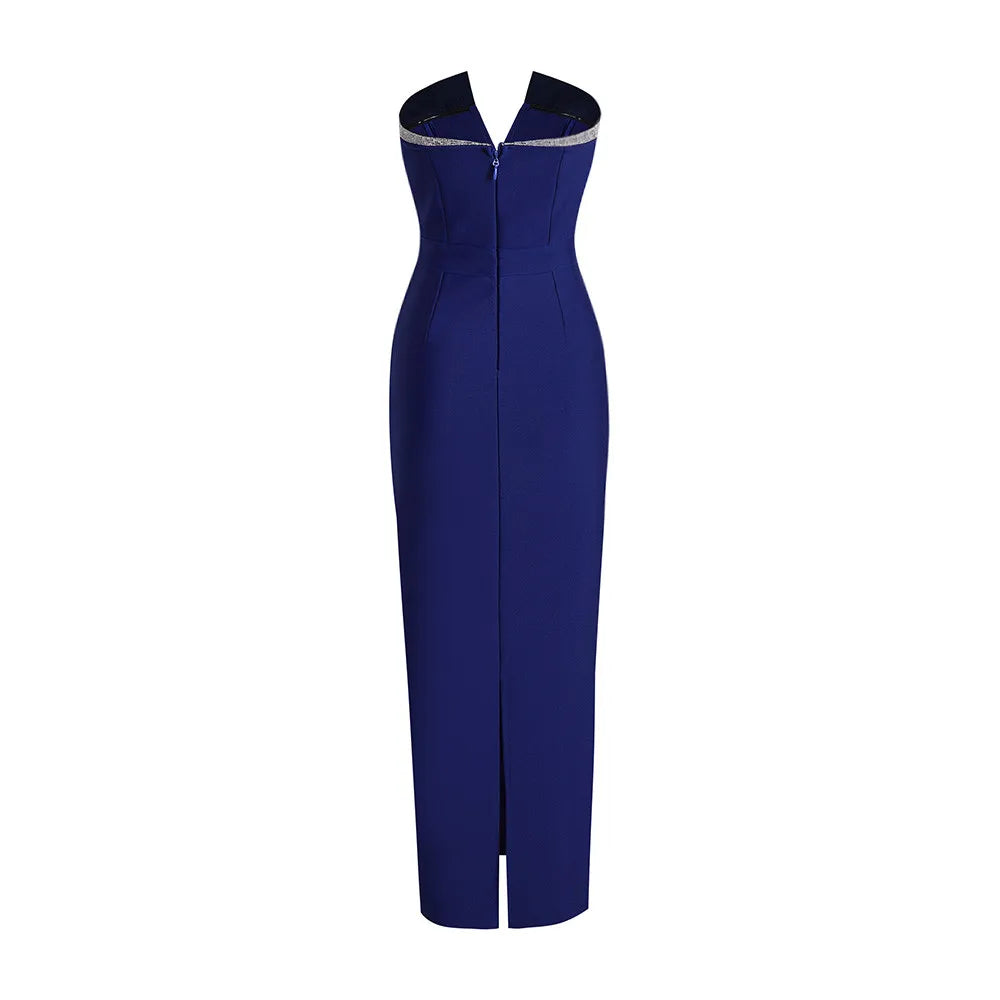 Diamond Navy Tube Dress