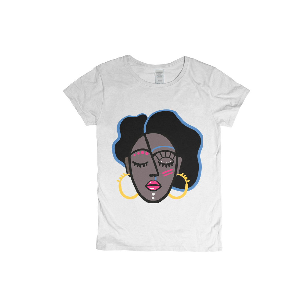 Mocha Afro Pink T-Shirt