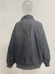 Patch Pockets Zip-Up Jacket