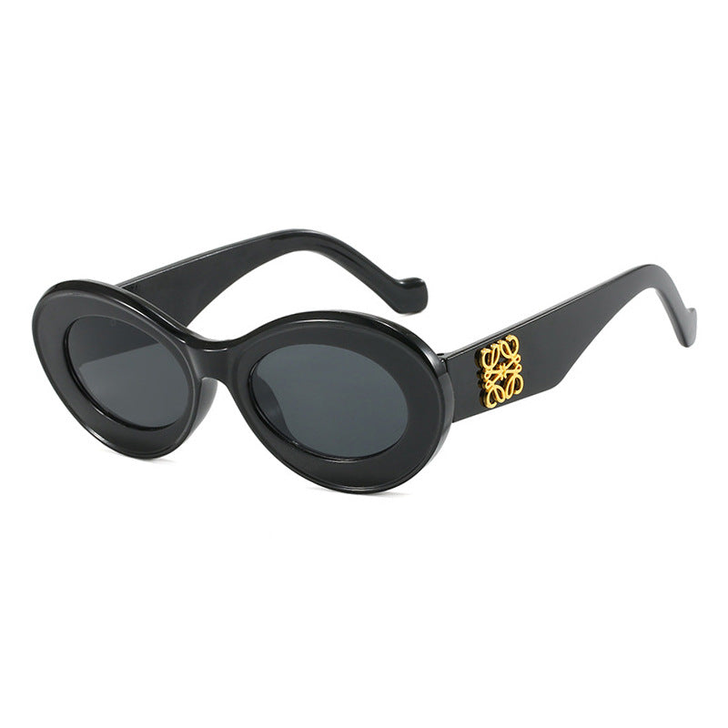 Cat Eye Elliptical Sunglasses