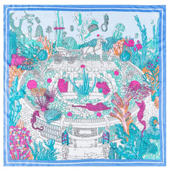 Under The Sea Silk Scarf