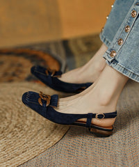Apricot Suede Tassel Sequined Splicing Water Sandals