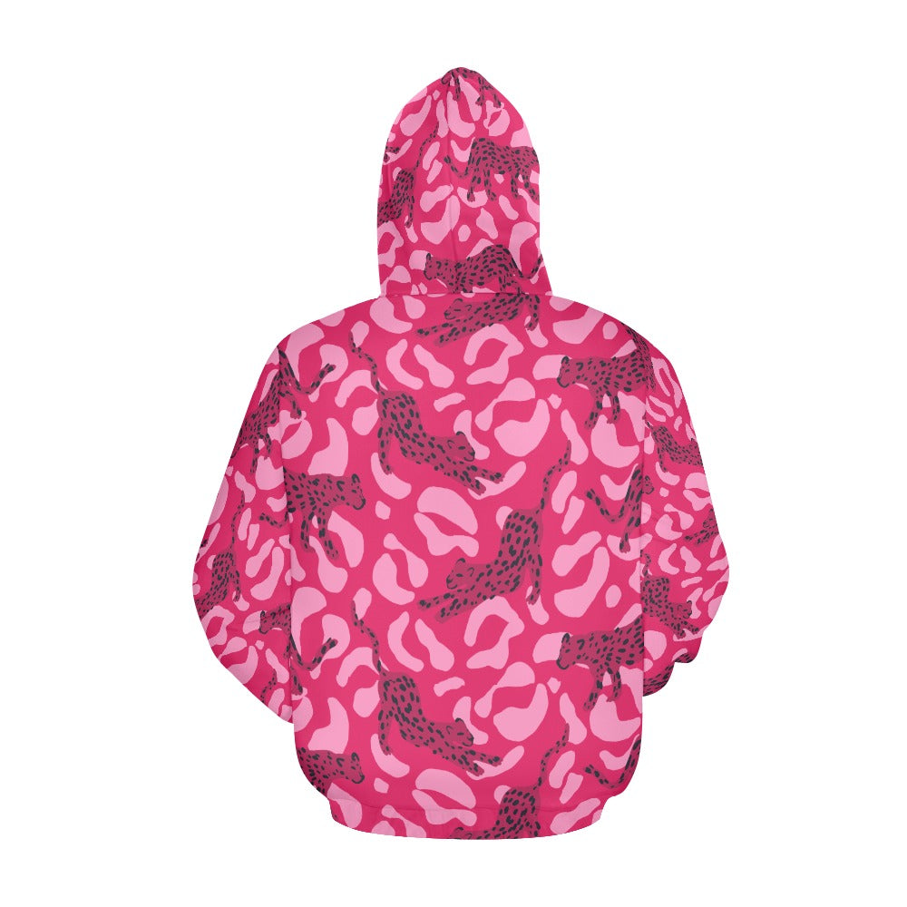 Pink Leopard Hoodie