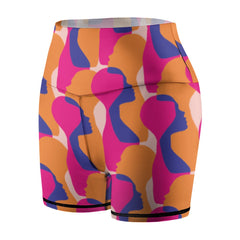 Ubuso Pink Yoga Shorts