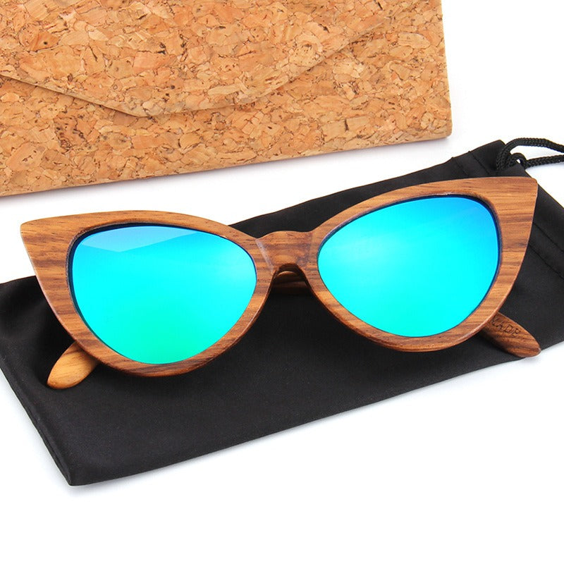 Retro Travel Cat Eye Polarized Sunglasses