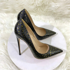 Reptile Skin Effect Stilettos