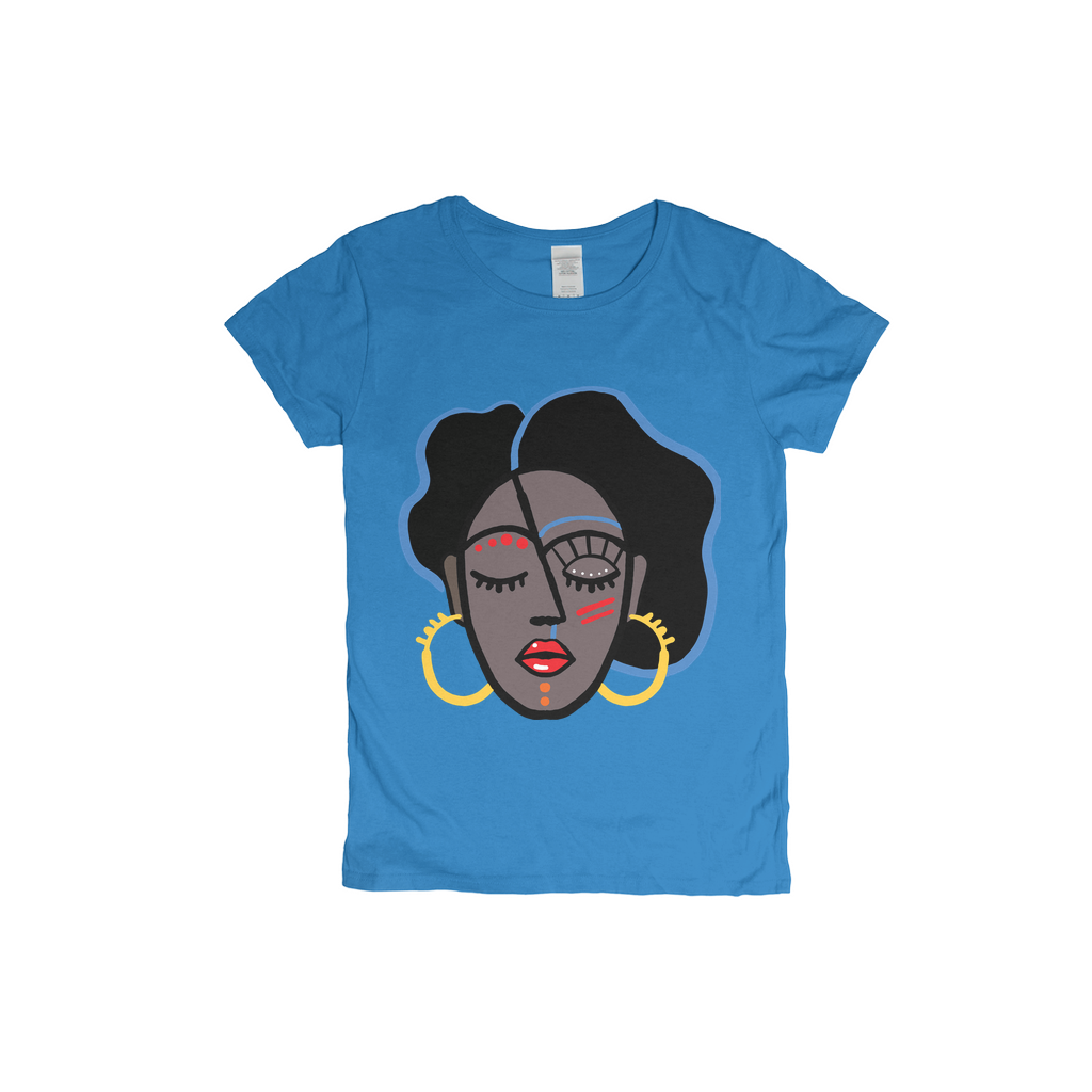 Mocha Afro Red T-Shirt