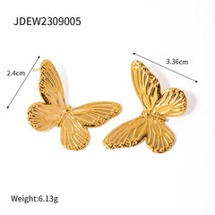 Butterfly Gold Earrings