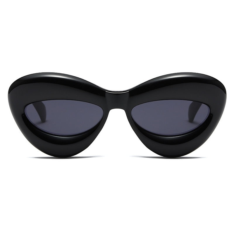 Thick Frame Cat-Eye Sunglasses