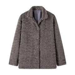Loose Teddy Fluffy Loop Coat