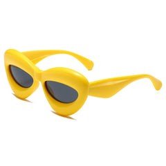 Thick Frame Cat-Eye Sunglasses