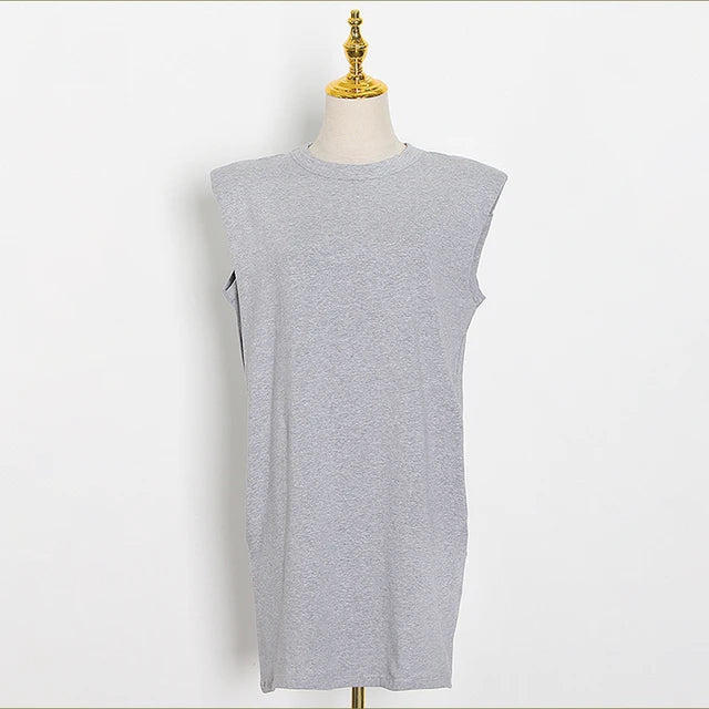 Minimalist Sleeveless Mini Dress