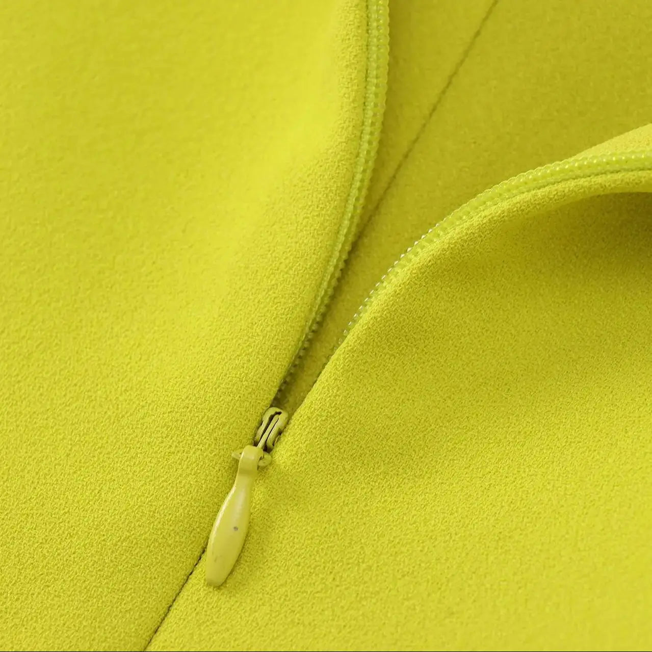 Straight Neckline Slim Fit Short Dress