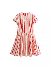 Cute Printed Skater Dress