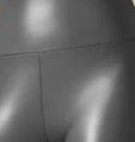Semi-Glossy Faux Leather Stretch Leggings