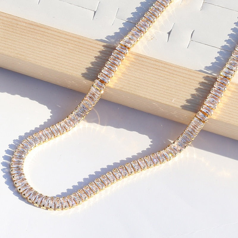 Claw Chain Zircon Necklace