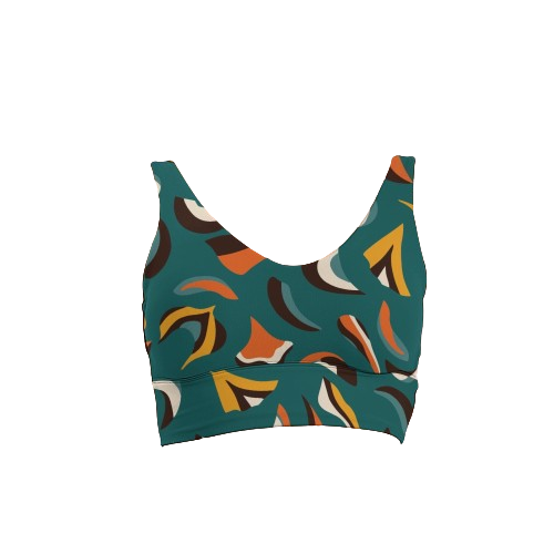 Mbida Green Sports Bra