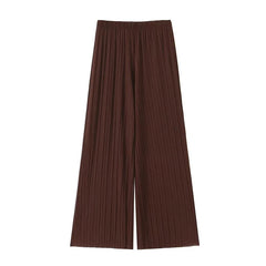 Tube Top+Pants Pleated Set
