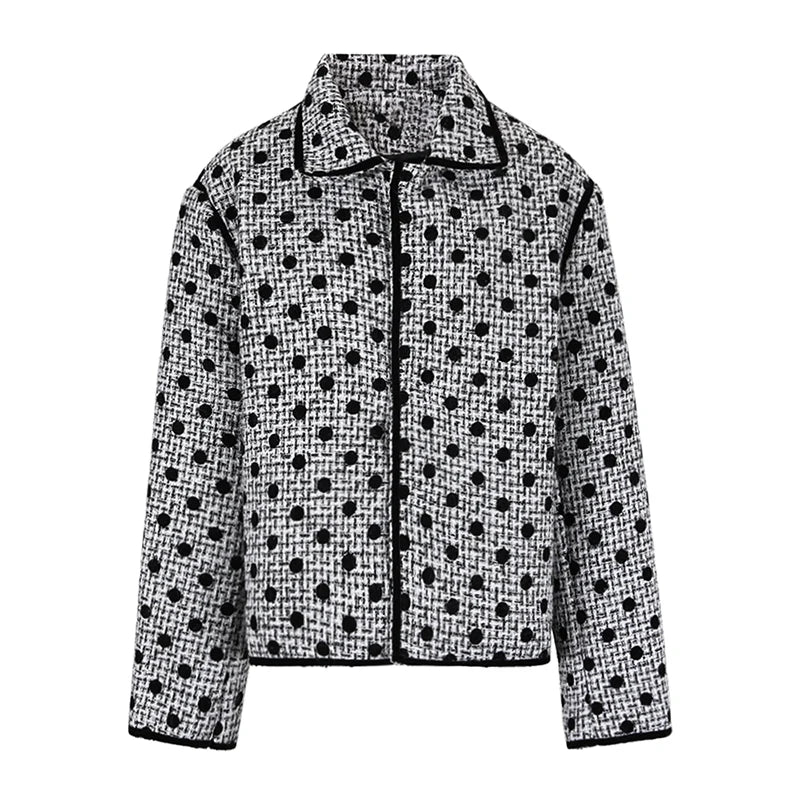 Casual Big Dotted Loose Jacket