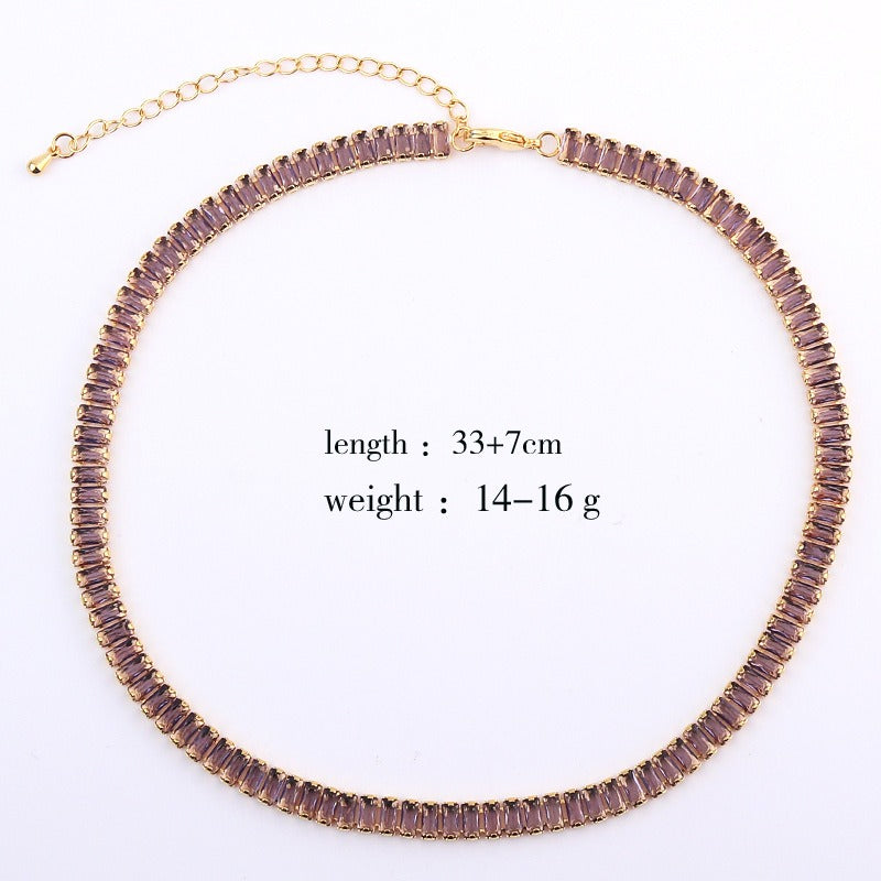 Claw Chain Zircon Necklace