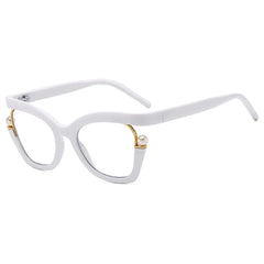 Anti-Blue Light Frame Pearl Sunglasses