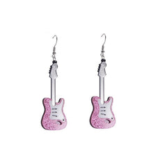 Classic Guitar Dangle Earrings