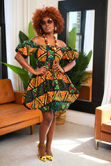 African Print Mini Dress Bundle