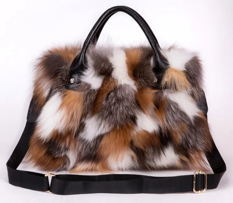 Genuine Fur Leather Bag