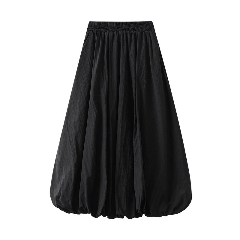 High Waist Lantern Skirt