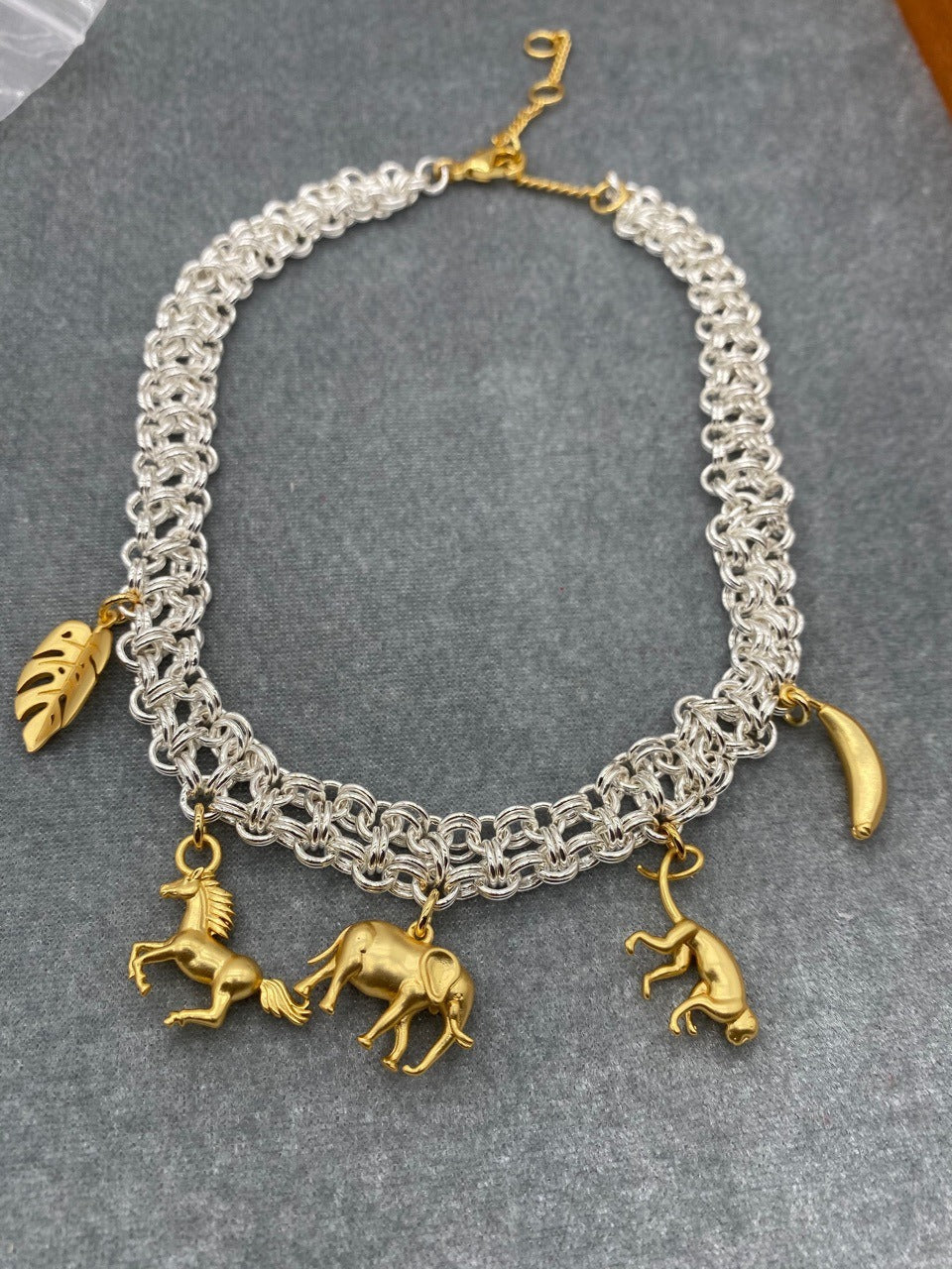 Casual Animal Series Gold Plated Necklace